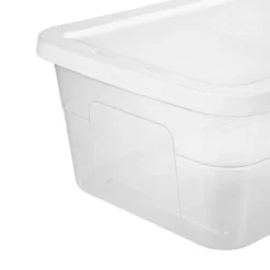 16qt Clear Storage Box With Lid White - Brightroom™ 17 16qt Clear Storage Box With Lid White - Brightroom™ -Brightroom GUEST 03af419e 03d9 43c3 b868 51096a7fbcac