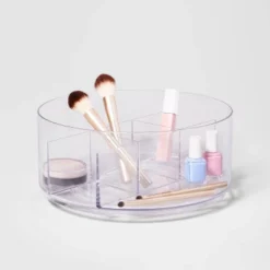 Bathroom Plastic Spinning Turntable Beauty Organizer Clear - Brightroom™ 5 Bathroom Plastic Spinning Turntable Beauty Organizer Clear - Brightroom™ -Brightroom GUEST 0b62140e f0fc 446c 96e1 4a703b797bef