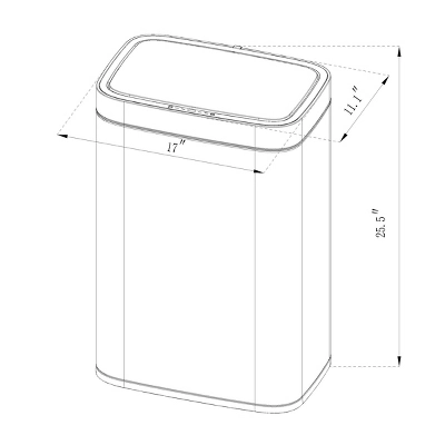 Motion Wastebasket With Liner - Brightroom™ 3 Motion Wastebasket With Liner - Brightroom™ - Image 3