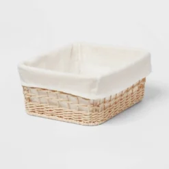 Tapered Woven Basket With Liner - Brightroom™ -Brightroom GUEST 0fb1f4e5 0222 49b3 bf2a 53282a25b189