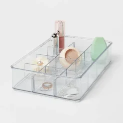 9"x6"x2" Tray Organizer Clear - Brightroom™ -Brightroom GUEST 1dd7f625 1a05 4c54 8899 8dd6cea457b9