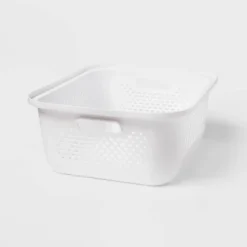 Small Decorative Plastic Bin With Cutout Handles - Brightroom™ 7 Small Decorative Plastic Bin With Cutout Handles - Brightroom™ -Brightroom GUEST 25349fc3 e5d1 4806 9009 d681eb4d20d2