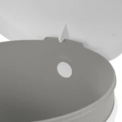 1.6gal Round Step Trash Can - Brightroom™: Compact Pedal-Operated Lid, Small Bathroom Bin, Textured White Finish 18 1.6gal Round Step Trash Can - Brightroom™: Compact Pedal-Operated Lid, Small Bathroom Bin, Textured White Finish -Brightroom GUEST 426c281f fa1d 43f2 8929 75ca99ffe055