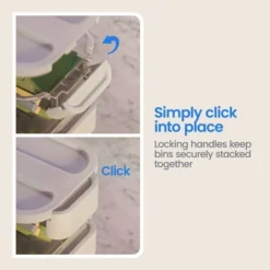 Click In Place 20.7qt Clear Open Front Plastic Storage Bin For Home And Office Organization White Latch - Brightroom™ -Brightroom GUEST 6131a093 e3e6 47bc b880 d61c37afc6ce