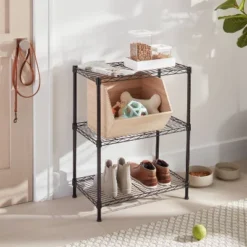 3 Tier Wire Shelving - Brightroom™ -Brightroom GUEST 6388f2d1 7842 413d 9d29 1330129db04f 1