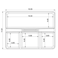 Divided Caddy Organizer White - Brightroom™: Utility Storage Cart, Polypropylene, Universal Storage, 1 Year Warranty 6 Divided Caddy Organizer White - Brightroom™: Utility Storage Cart, Polypropylene, Universal Storage, 1 Year Warranty -Brightroom GUEST 6aed00fe 8773 4f98 8d25 376de547b50e