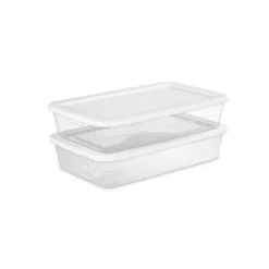 41qt Clear Under Bed Storage Box White - Brightroom™ 18 41qt Clear Under Bed Storage Box White - Brightroom™ -Brightroom GUEST 81daf41e fce0 428e 916d e66a43dfc88c