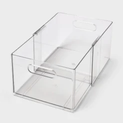 All Purpose Clear Expandable Bin Small - Brightroom™ 5 All Purpose Clear Expandable Bin Small - Brightroom™ -Brightroom GUEST 9861b291 2bbd 4556 83a9 4a23135f5aab