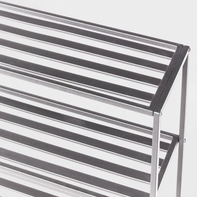 Over The Toilet Storage Brushed Nickel Metal - Brightroom™ 2 Over The Toilet Storage Brushed Nickel Metal - Brightroom™ - Image 2