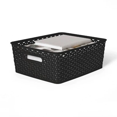 Y-Weave Medium Decorative Storage Basket - Brightroom™ 5 Y-Weave Medium Decorative Storage Basket - Brightroom™ - Image 5