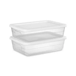 28qt Clear Under Bed Storage Box White - Brightroom™ 18 28qt Clear Under Bed Storage Box White - Brightroom™ -Brightroom GUEST b49145bd e993 443d 824a 7749de47657c