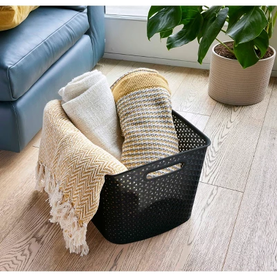 Y-Weave XL Curved Decorative Storage Basket - Brightroom™ 2 Y-Weave XL Curved Decorative Storage Basket - Brightroom™ - Image 2
