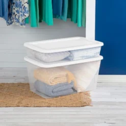 41qt Clear Under Bed Storage Box White - Brightroom™ 14 41qt Clear Under Bed Storage Box White - Brightroom™ -Brightroom GUEST c39c8946 9357 4a99 97a3 8b169b928f91