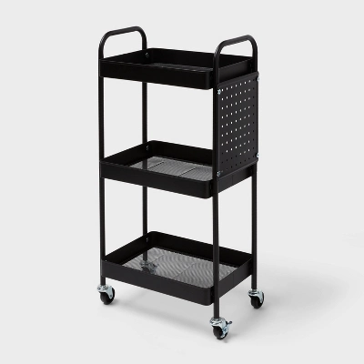 3 Tier Pegboard Cart - Brightroom™ 3 3 Tier Pegboard Cart - Brightroom™ - Image 3