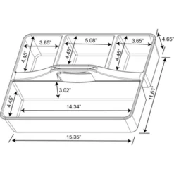 Divided Caddy Organizer White - Brightroom™: Utility Storage Cart, Polypropylene, Universal Storage, 1 Year Warranty 7 Divided Caddy Organizer White - Brightroom™: Utility Storage Cart, Polypropylene, Universal Storage, 1 Year Warranty -Brightroom GUEST e5071bb0 7856 4a20 b2f5 705acf965b68