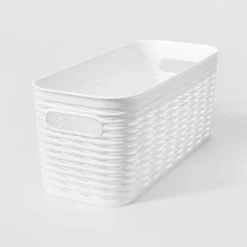 Wave Narrow Medium Storage Bin - Brightroom™ -Brightroom GUEST f0a80dd8 f788 42e1 baa6 6e8da19d0473