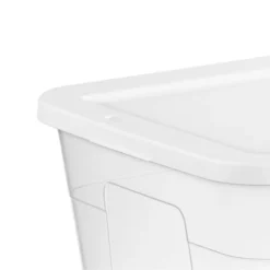 56qt Clear Non-Latching Storage Box With White Lid - Brightroom™ 16 56qt Clear Non-Latching Storage Box With White Lid - Brightroom™ -Brightroom GUEST f7f3cdc5 96e4 4e69 adb0 5b41364d564f