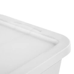 16qt Clear Storage Box With Lid White - Brightroom™ 18 16qt Clear Storage Box With Lid White - Brightroom™ -Brightroom GUEST f89d1403 4dbd 4064 8c6e 39217eec43ea
