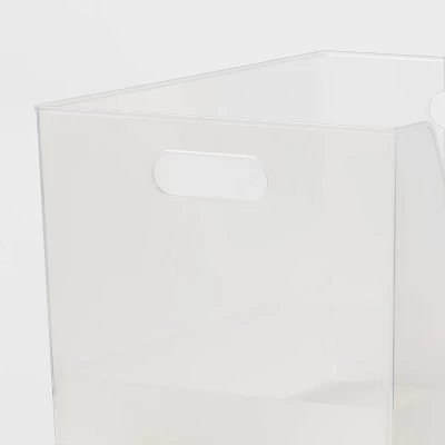 XL Multipurpose Storage Bin Clear - Brightroom™: Polypropylene Utility, 1499 Volume, 9.75" H, 15" W, 10.25" D 2 XL Multipurpose Storage Bin Clear - Brightroom™: Polypropylene Utility, 1499 Volume, 9.75" H, 15" W, 10.25" D - Image 2